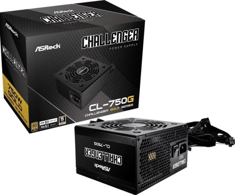 Asrock Zasilacz ASRock CHALLENGER 750W 80 Plus Gold Asrock Zasilacz ASRock CHALLENGER 750W 80 Plus Gold