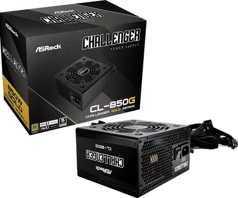 Asrock Zasilacz ASRock CHALLENGER 850W 80 Plus Gold Asrock Zasilacz ASRock CHALLENGER 850W 80 Plus Gold
