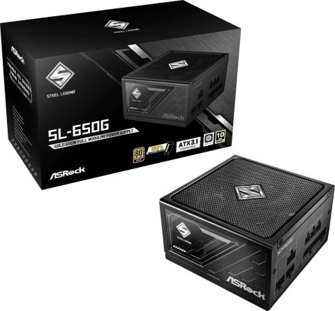 Asrock Zasilacz ASRock STEEL LEGEND 650W 80 Plus Gold Asrock Zasilacz ASRock STEEL LEGEND 650W 80 Plus Gold