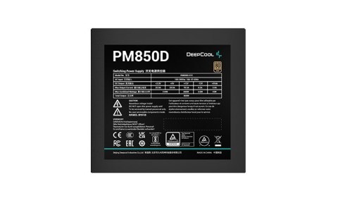 DEEPCOOL Zasilacz DeepCool PM850D 850W 80 Plus Gold DEEPCOOL Zasilacz DeepCool PM850D 850W 80 Plus Gold
