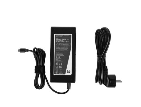 Green Cell GREEN CELL ZASILACZ / ŁADOWARKA USB-C 130W 5V-9V-12V-15V/3A, 20V/6.5A POWER DELIVERY (AD140P) Green Cell GREEN CELL ZASILACZ / ŁADOWARKA USB-C 130W 5V-9V-12V-15V/3A, 20V/6.5A POWER DELIVERY (AD140P)