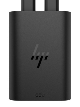 Hewlett-Packard Zasilacz sieciowy HP 65W GaN Laptop Charger 2xUSB-C czarny 600Q7AA