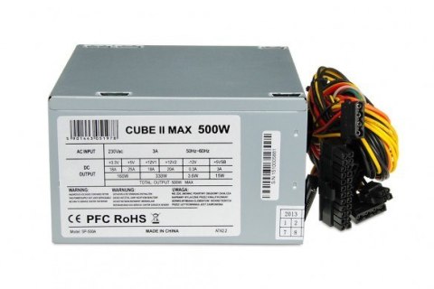 IBOX Zasilacz IBOX CUBE II 500W 12 CM FAN ZIC2500W12CMFA IBOX Zasilacz IBOX CUBE II 500W 12 CM FAN ZIC2500W12CMFA