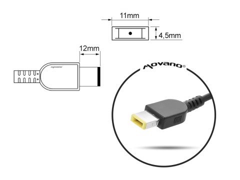 MITSU MITSU ZASILACZ 20V 4.5A (PROSTOKĄTNY 11.0X4.5 PIN - YOGA) - LENOVO MITSU MITSU ZASILACZ 20V 4.5A (PROSTOKĄTNY 11.0X4.5 PIN - YOGA) - LENOVO