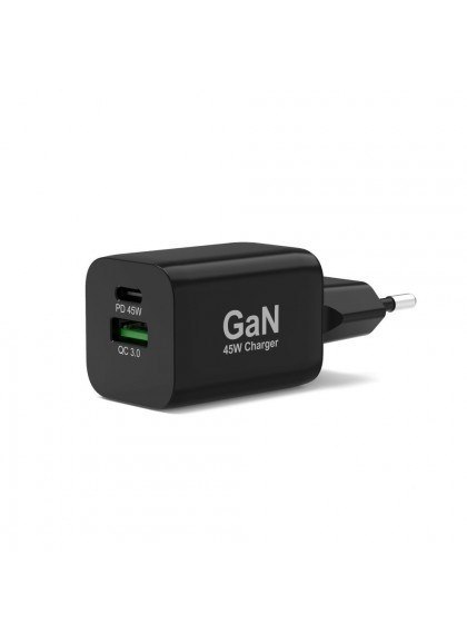 PORT DESIGNS Zasilacz PORT DESIGNS 900105-EU 45 W - TYPE C GaN PORT DESIGNS Zasilacz PORT DESIGNS 900105-EU 45 W - TYPE C GaN