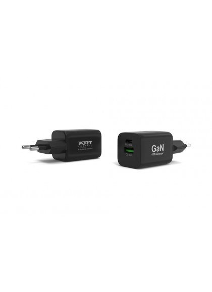 PORT DESIGNS Zasilacz PORT DESIGNS 900105-EU 45 W - TYPE C GaN PORT DESIGNS Zasilacz PORT DESIGNS 900105-EU 45 W - TYPE C GaN