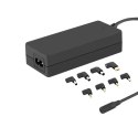 Qoltec Zasilacz Qoltec 50011 do notebooka (18,5 V, 19 V, 19,5 V, 20 V; 3,25 A, 3,42 A, 3,5 A; 65W; 4.8 mm, 5.0 mm, 5.5 mm, 6.5 mm, 7.4 
