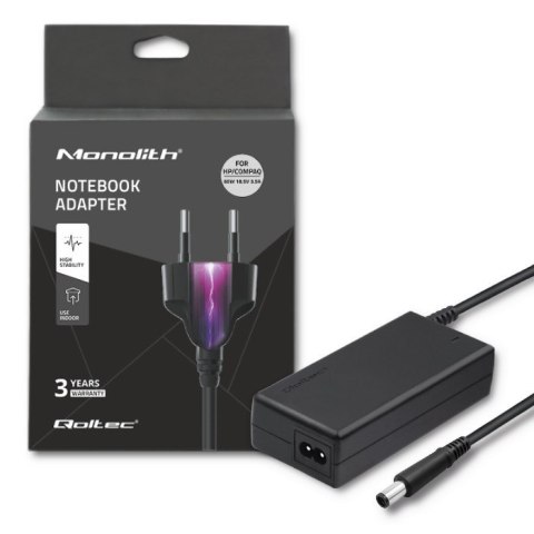 Qoltec Zasilacz Qoltec 50086.90W do notebooka HP (19 V; 4,74 A; 90W; 7.4 mm x 5 mm) Qoltec Zasilacz Qoltec 50086.90W do notebooka HP (19 V; 4,74 A; 90W; 7.4 mm x 5 mm)