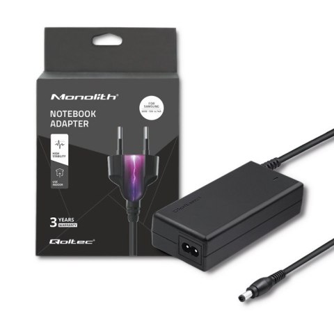 Qoltec Zasilacz Qoltec 50089.90W do notebooka Samsung (19 V; 4,74 A; 90W; 5.5 mm x 3.5 mm) Qoltec Zasilacz Qoltec 50089.90W do notebooka Samsung (19 V; 4,74 A; 90W; 5.5 mm x 3.5 mm)