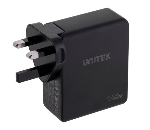 UNITEK UNITEK ŁADOWARKA GAN 2X USB-C, USB-A, 140W UNITEK UNITEK ŁADOWARKA GAN 2X USB-C, USB-A, 140W