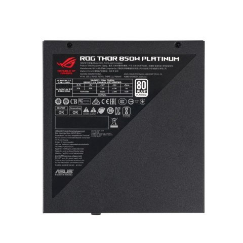 ASUS Zasilacz ASUS ROG THOR 850W Platinum II (WYPRZEDAŻ) ASUS Zasilacz ASUS ROG THOR 850W Platinum II (WYPRZEDAŻ)