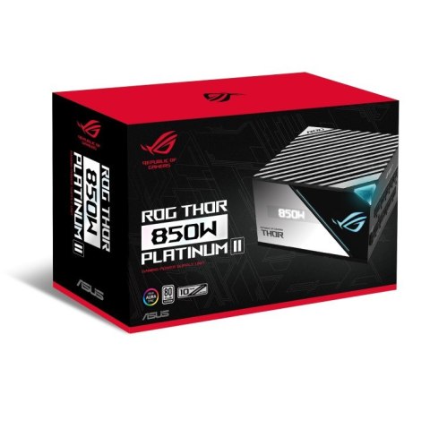 ASUS Zasilacz ASUS ROG THOR 850W Platinum II (WYPRZEDAŻ) ASUS Zasilacz ASUS ROG THOR 850W Platinum II (WYPRZEDAŻ)