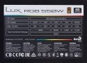 Aerocool Zasilacz Aerocool LUX AEROPGSLUXRGB-550 (550 W; 120 mm)