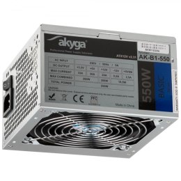 Akyga Zasilacz Akyga Basic AK-B1-550 (550 W; Pasywne; 120 mm)