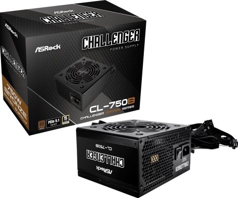 Asrock Zasilacz ASRock CHALLENGER 750W 80 Plus Bronze Asrock Zasilacz ASRock CHALLENGER 750W 80 Plus Bronze