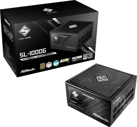 Asrock Zasilacz ASRock STEEL LEGEND 1000W 80 Plus Gold Asrock Zasilacz ASRock STEEL LEGEND 1000W 80 Plus Gold