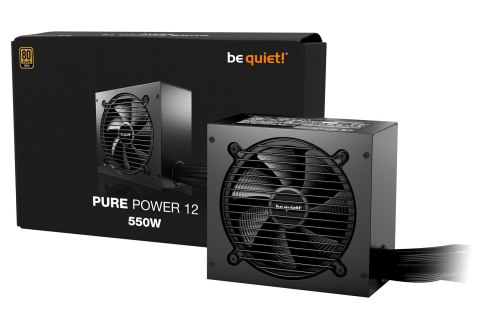 BE QUIET! ZASILACZ BE QUIET! PURE POWER 12 550W BE QUIET! ZASILACZ BE QUIET! PURE POWER 12 550W
