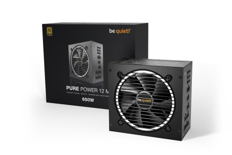 BE QUIET! Zasilacz be quiet! PURE POWER 12 M 650W BE QUIET! Zasilacz be quiet! PURE POWER 12 M 650W