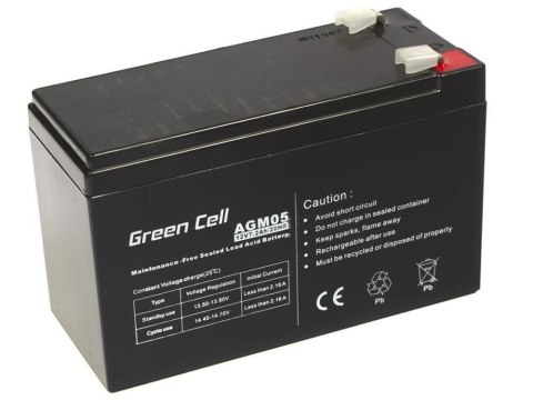 Green Cell GREEN CELL AKUMULATOR ŻELOWY AGM05 12V 7,2AH Green Cell GREEN CELL AKUMULATOR ŻELOWY AGM05 12V 7,2AH