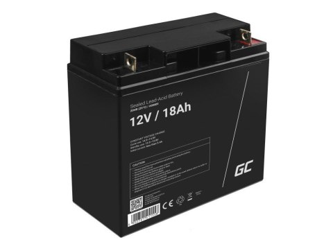 Green Cell GREEN CELL AKUMULATOR ŻELOWY AGM09 12V 18AH Green Cell GREEN CELL AKUMULATOR ŻELOWY AGM09 12V 18AH
