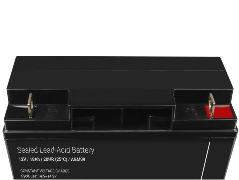 Green Cell GREEN CELL AKUMULATOR ŻELOWY AGM09 12V 18AH Green Cell GREEN CELL AKUMULATOR ŻELOWY AGM09 12V 18AH