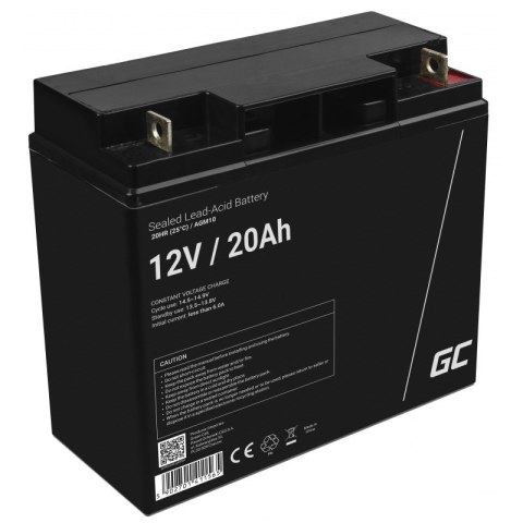 Green Cell GREEN CELL AKUMULATOR ŻELOWY AGM10 12V 20AH Green Cell GREEN CELL AKUMULATOR ŻELOWY AGM10 12V 20AH