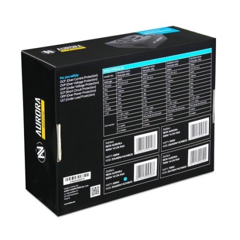 IBOX Zasilacz IBOX AURORA 500W 14 CM FAN ZIA500W14CMBOX IBOX Zasilacz IBOX AURORA 500W 14 CM FAN ZIA500W14CMBOX