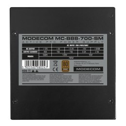 MODECOM MODECOM ZASILACZ MC-B88-700SM 80+ BRONZE 230V EU