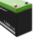 Qoltec QOLTEC AKUMULATOR AGM 12V | 7.2AH | MAX 108A