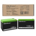 Qoltec QOLTEC AKUMULATOR AGM 12V | 7.2AH | MAX 108A