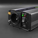 Qoltec QOLTEC PRZETWORNICA NAPIĘCIA MONOLITH 1200 MS WAVE | 12V NA 230V | 600/1200W | USB