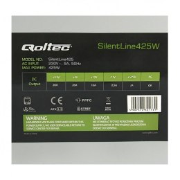 Qoltec Zasilacz Qoltec 02 ATX 425W BULK II (425 W; Pasywne; 120 mm)