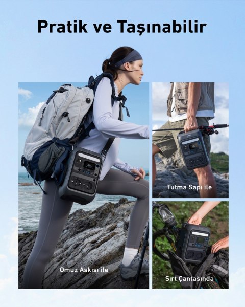 ANKER Przenośna stacja zasilania Anker Solix C300X 288Wh 300W ANKER Przenośna stacja zasilania Anker Solix C300X 288Wh 300W