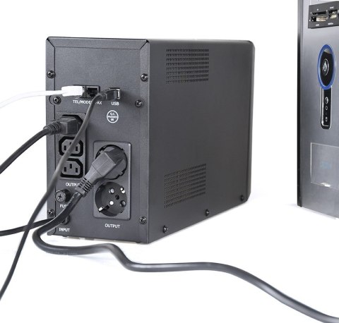 ENERGENIE ENERGENIE ZASILACZ AWARYJNY UPS AVR 2000VA LCD, 3X C13, 2X SCHUKO, USB, RJ45 ENERGENIE ENERGENIE ZASILACZ AWARYJNY UPS AVR 2000VA LCD, 3X C13, 2X SCHUKO, USB, RJ45