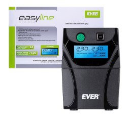 Ever Zasilacz UPS EVER EASYLINE 650AVR USB (T/EASYTO-000K65/00)