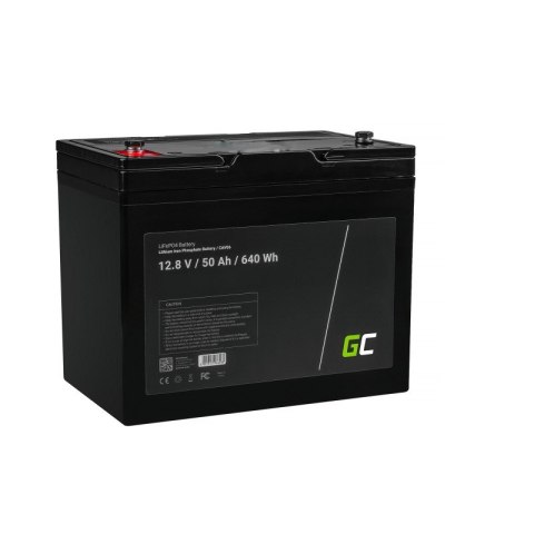Green Cell GREEN CELL AKUMULATOR LIFEPO4 CAV06 12/12,8V 50AH 640WH / M8 Green Cell GREEN CELL AKUMULATOR LIFEPO4 CAV06 12/12,8V 50AH 640WH / M8