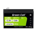 Green Cell GREEN CELL AKUMULATOR LIFEPO4 CUBE 12AH 12V/12.8V 153.6WH LFPGC12V12AH