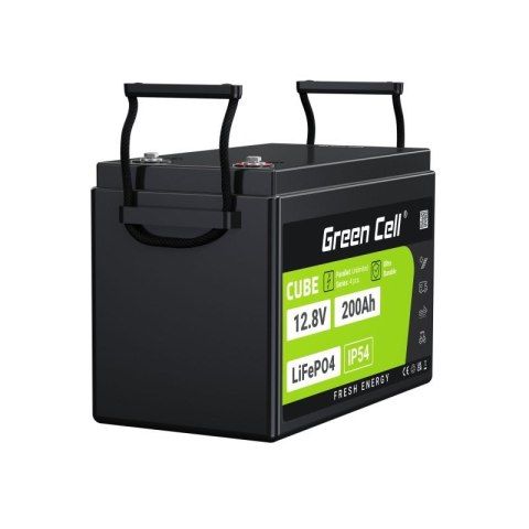 Green Cell GREEN CELL AKUMULATOR LIFEPO4 CUBE 200AH 12V/12.8V 2560WH LFPGC12V200AH Green Cell GREEN CELL AKUMULATOR LIFEPO4 CUBE 200AH 12V/12.8V 2560WH LFPGC12V200AH