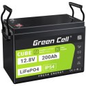 Green Cell GREEN CELL AKUMULATOR LIFEPO4 CUBE 200AH 12V/12.8V 2560WH LFPGC12V200AH