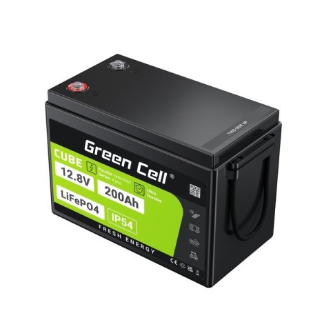 Green Cell GREEN CELL AKUMULATOR LIFEPO4 CUBE 200AH 12V/12.8V 2560WH LFPGC12V200AH Green Cell GREEN CELL AKUMULATOR LIFEPO4 CUBE 200AH 12V/12.8V 2560WH LFPGC12V200AH