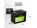 Green Cell GREEN CELL AKUMULATOR LIFEPO4 CUBE 50AH 12V/12.8V 640WH LFPGC12V50AH