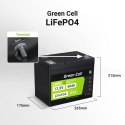 Green Cell GREEN CELL AKUMULATOR LIFEPO4 CUBE 60AH 12V/12.8V 768WH LFPGC12V60AH