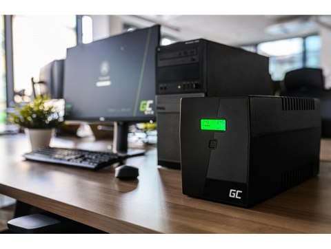 Green Cell GREEN CELL ZASILACZ AWARYJNY UPS03 POWER PROOF 1000VA 600W Green Cell GREEN CELL ZASILACZ AWARYJNY UPS03 POWER PROOF 1000VA 600W