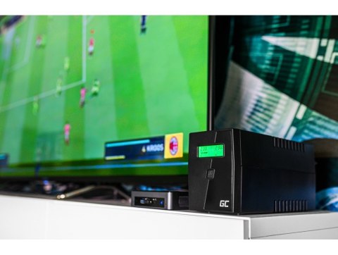 Green Cell GREEN CELL ZASILACZ AWARYJNY UPS03 POWER PROOF 1000VA 600W Green Cell GREEN CELL ZASILACZ AWARYJNY UPS03 POWER PROOF 1000VA 600W