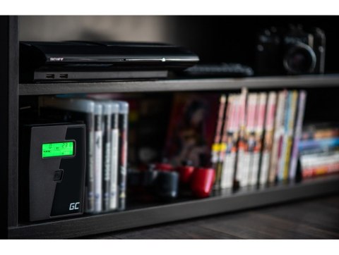 Green Cell GREEN CELL ZASILACZ AWARYJNY UPS03 POWER PROOF 1000VA 600W Green Cell GREEN CELL ZASILACZ AWARYJNY UPS03 POWER PROOF 1000VA 600W
