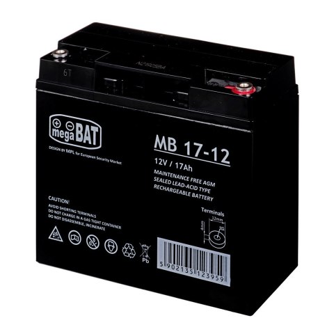 MPL POWER ELEKTRO Akumulator MPL MB 17-12 (12V DC; 17000mAh) MPL POWER ELEKTRO Akumulator MPL MB 17-12 (12V DC; 17000mAh)