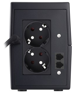 POWER WALKER POWER WALKER UPS LINE-IN VI 650 SHL 650VA 2X SCHUKO, RJ11, USB, LCD