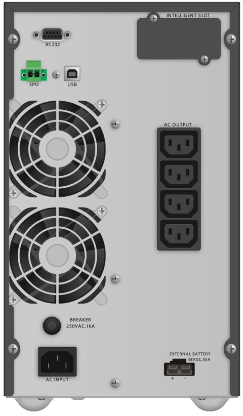 POWER WALKER Zasilacz UPS POWER WALKER VFI 2000 TGB (TWR; 2000VA) POWER WALKER Zasilacz UPS POWER WALKER VFI 2000 TGB (TWR; 2000VA)