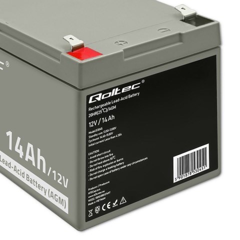 Qoltec Akumulator bezobsługowy Qoltec 53045 Qoltec Akumulator bezobsługowy Qoltec 53045