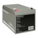 Qoltec QOLTEC AKUMULATOR AGM | 12V | 12AH